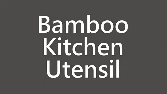 Bambusbesteck Besteck Löffel Messer Gabel