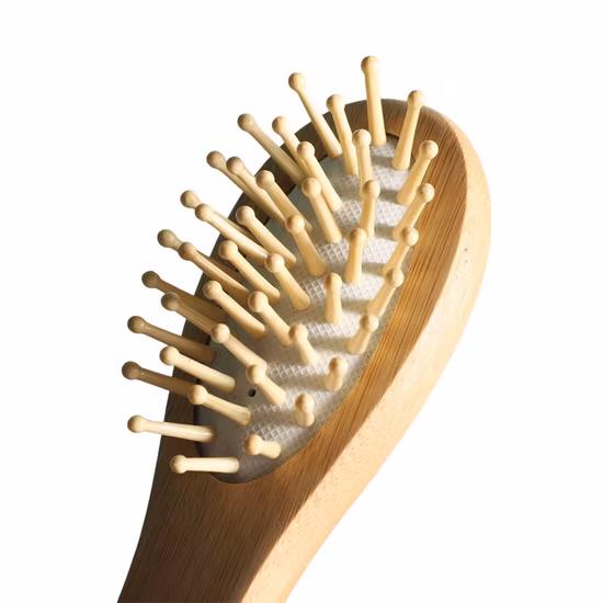 Günstiges Hotel, faltbar, kurzer Haarkamm aus Weizenstroh/Hotel-Haarkamm aus Bambus
